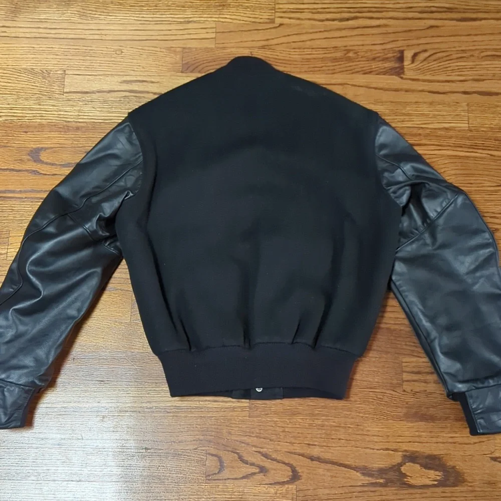 Like New Golden Bear Black Varsity Jacket - Picture 11 of 11